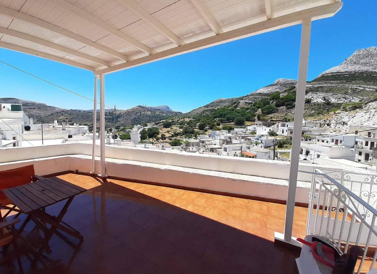 Appartement Bella Vista Montagna à Apérathos Extérieur photo